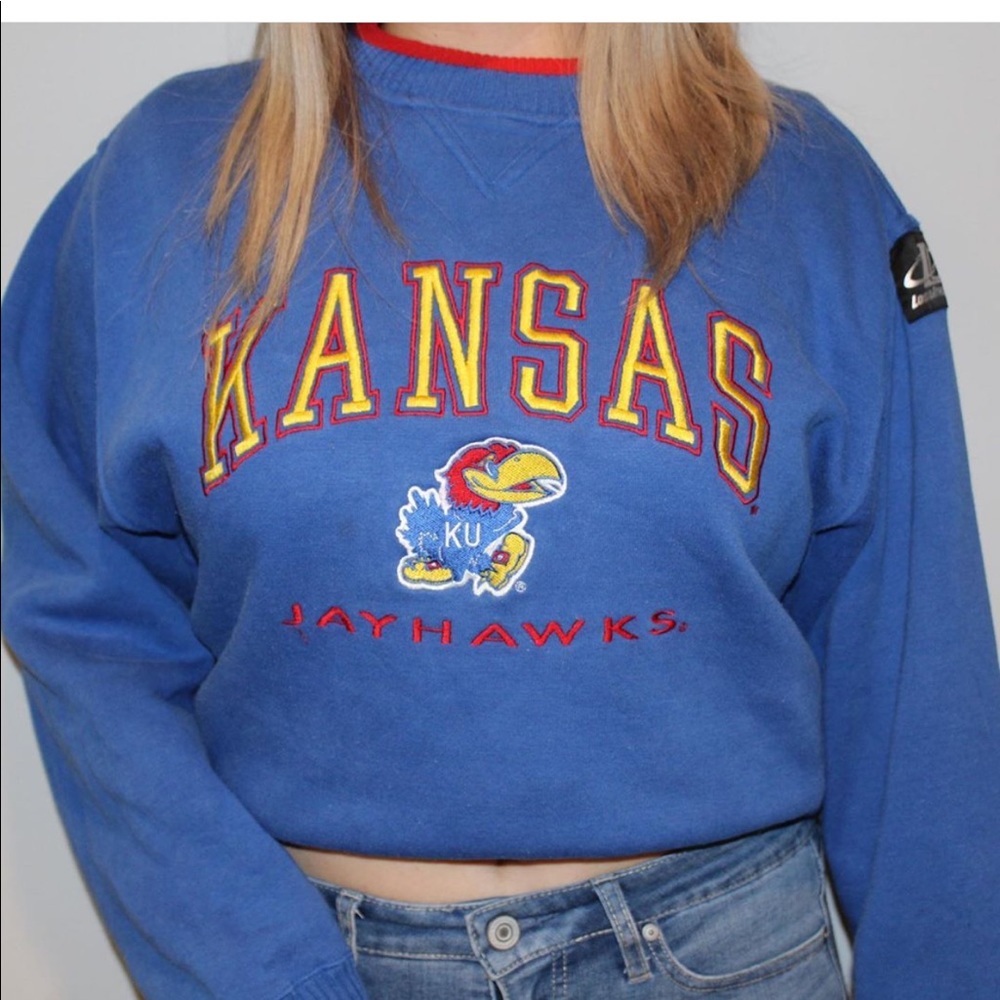 Vintage KU oversized Crewneck Sweatshirt
